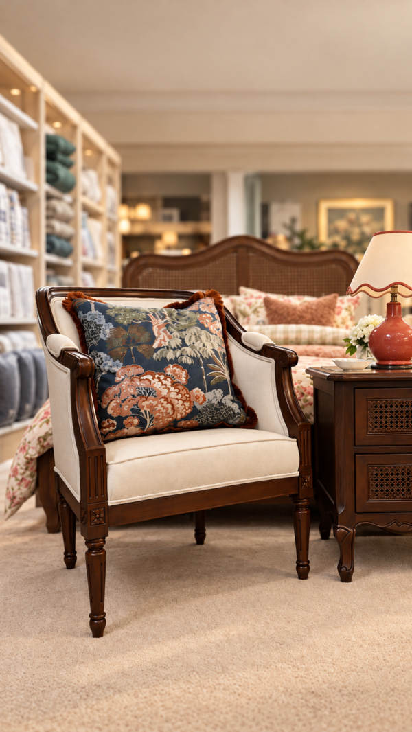 Montpellier Occasional Chair - Walnut Finish